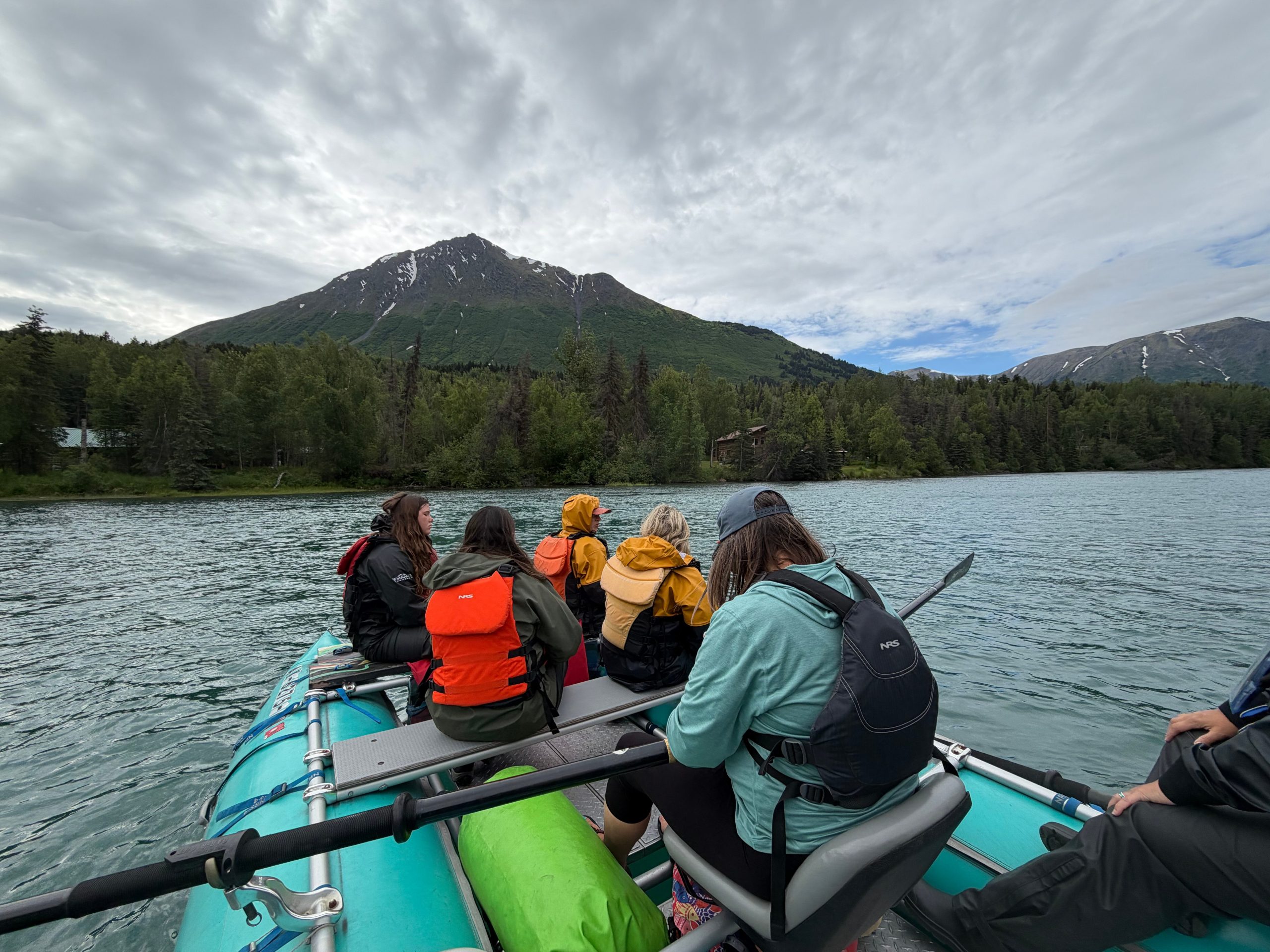 Rafting on the Upper Kenai River near Cooper Landing, Alaska